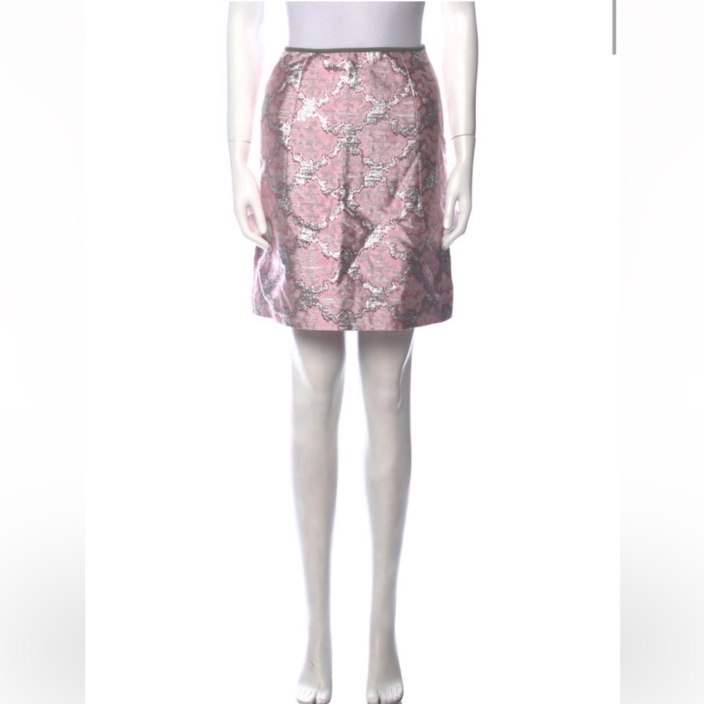 RARE PRADA SS 2003 brocade skirt